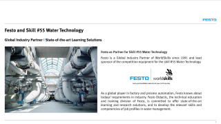 Festo and Skill #55 Water Technology